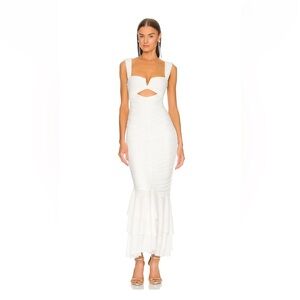 Michael Costello x REVOLVE Hillary Gown in Ivory